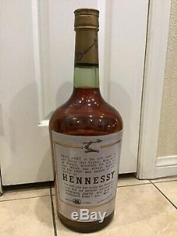 Rare Huge Vintage Hennessy Bottle Cognac Display Advertising Liquor Store Promo