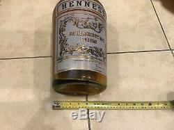 Rare Huge Vintage Hennessy Bottle Cognac Display Advertising Liquor Store Promo