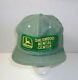 Rare John Deere Sherwood Farm Tractor Advertising Trucker Vintage Hat Cap