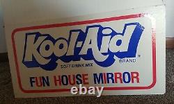 Rare Kool Aid Fun House Mirror Vintage Advertising Sign