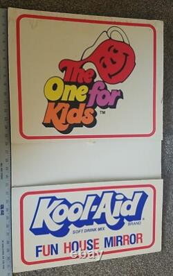 Rare Kool Aid Fun House Mirror Vintage Advertising Sign