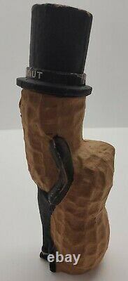 Rare Mr Peanut Paper Mache Figure Vintage 1930's