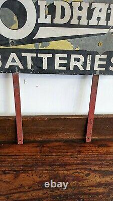 Rare'Oldham Batteries' Vintage Advertising Sign