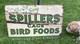 Rare Original Antique Vintage Enamel Sign, Spillers Cage Bird Foods