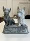 Rare Original Vintage Buchanans Black & White Whisky Advertising Metal Figure