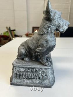 Rare Original Vintage Buchanans Black & White Whisky Advertising Metal Figure
