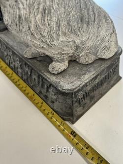 Rare Original Vintage Buchanans Black & White Whisky Advertising Metal Figure