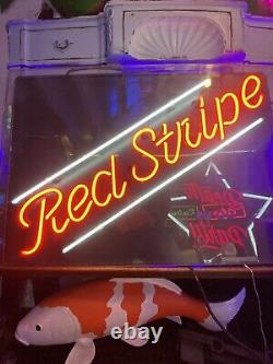 Rare Retro Vintage Neon Jamaican Red Stripe Sign Circa 1970's/80's