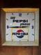Rare Say Pepsi Please Coca Cola Vintage Light Up Clock advertising memorabilia