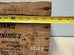 Rare Sherwin Williams Cover The Earth Antique Wooden Crate, Vintage Advertising