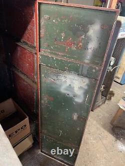 Rare Single Vintage Motorine Oil Cabinet Petrol Automobilia Old Garage Mancave