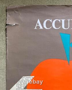 Rare Sunday Times Poster by Patrick Tilley Vintage 1960s Poster