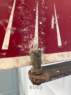 Rare Survivor, Original Vintage'TIZER' Double Sided Shop Sign, Original Bracket