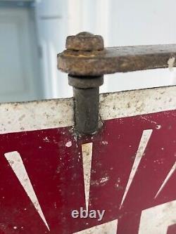 Rare Survivor, Original Vintage'TIZER' Double Sided Shop Sign, Original Bracket