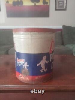 Rare VINTAGE 1950'S ChipZels POTATO CHIPS 3 LB TIN Sign Advertisment