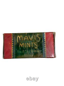 Rare-VINTAGE Rare 5 Cents ADVERTISING 24 UNOPENED BOX PEPSIN MAVIS MINTS