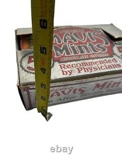 Rare-VINTAGE Rare 5 Cents ADVERTISING 24 UNOPENED BOX PEPSIN MAVIS MINTS