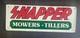 Rare Vintage 12x32 Snapper Mowers Tillers Metal Gas Dealer Advertising Sign