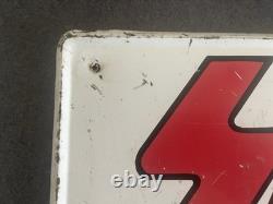 Rare Vintage 12x32 Snapper Mowers Tillers Metal Gas Dealer Advertising Sign