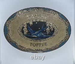 Rare Vintage 1920s BLUE BIRD Harry Vincent Ltd Toffee Tin 1924-26 Egyptian Motit