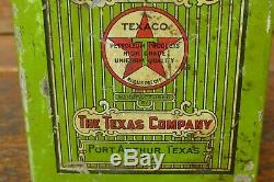 Rare Vintage 1920s Original Texas Co Texaco One Pint Oil Can Port Arthur Texas