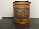 Rare Vintage 1920s Peter Pan Peanut Butter Tin 25lb Advertising Can E. K. Pond