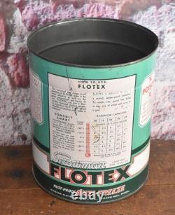 Rare Vintage 1935 Pep Boys Snowman Flotex Anti-Freeze One Gallon Advertising Can