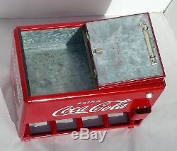 Rare Vintage 1939 Coca-cola Kay Display Embossed Salesman Sample Cooler & Case