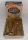 Rare Vintage 1950s FLEER Dubble Bubble Promo Golden Crown Stemware Glasses w Box