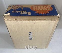 Rare Vintage 1950s FLEER Dubble Bubble Promo Golden Crown Stemware Glasses w Box