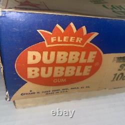 Rare Vintage 1950s FLEER Dubble Bubble Promo Golden Crown Stemware Glasses w Box