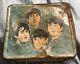 Rare Vintage 1965 The Beatles Music Group Advertising Metal Lunchbox By Aladdin