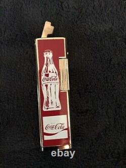 Rare Vintage 1970's Unilite Korea Coca Cola Lighter In Case