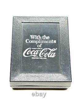 Rare Vintage 1984 Coca Cola ST. Silver Ring Pull Pendant Necklace Original Box