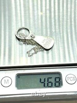 Rare Vintage 1984 Coca Cola ST. Silver Ring Pull Pendant Necklace Original Box