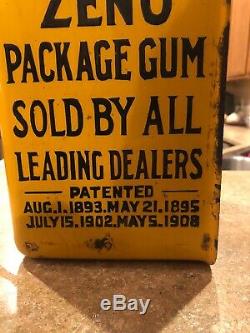 Rare Vintage 1 cent porcelain Zeno Chewing Gum Machine