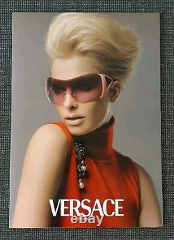 Rare Vintage 2004 Versace Sunglasses Eyewear Advertising Shop Poster Display