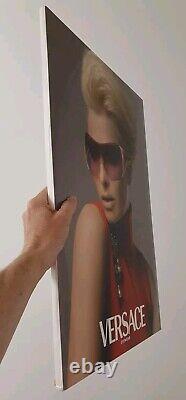 Rare Vintage 2004 Versace Sunglasses Eyewear Advertising Shop Poster Display