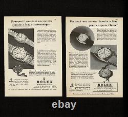 Rare Vintage 40s-50s Rolex Tudor Oyster Perpetual Watch Photo Print Advertising