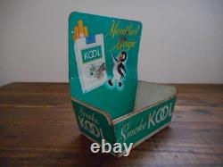 Rare Vintage 50s KOOL Cool Menthol Cigarette Advertising Character Willie Disp