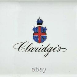 Rare Vintage 5-Star Luxury Claridge's London Hotel White Porcelain Ashtray Dish