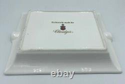 Rare Vintage 5-Star Luxury Claridge's London Hotel White Porcelain Ashtray Dish