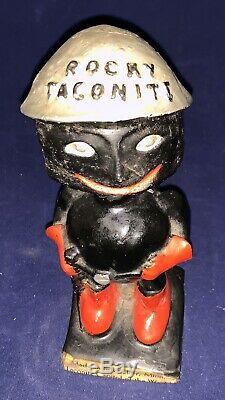 Rare Vintage 60s Rocky Taconite Minnesota Iron Ore Advertising Nodder Bobblehead