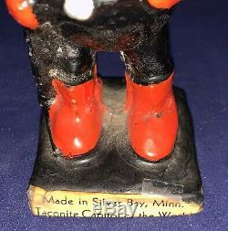 Rare Vintage 60s Rocky Taconite Minnesota Iron Ore Advertising Nodder Bobblehead