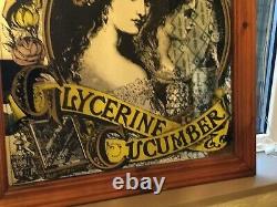 Rare Vintage 7os Beethams' Glycerine & Cucumber Advert Picture Mirror #4160