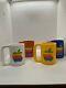 Rare Vintage 80's Apple Computer Rainbow Set Coffee Cup Mug Macintosh Logo