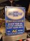 Rare Vintage AC Oil Filter Chevrolet Porcelain Metal Advertising Sign