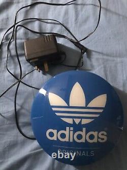 Rare Vintage Adidas Originals Display Light Lamp From Manchester Dublin & London