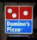 Rare Vintage Advertising Domino's Pizza Sign Lighted Sign Pizza Sign
