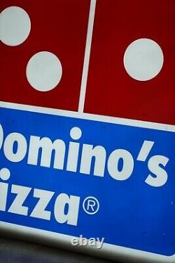Rare Vintage Advertising Domino's Pizza Sign Lighted Sign Pizza Sign